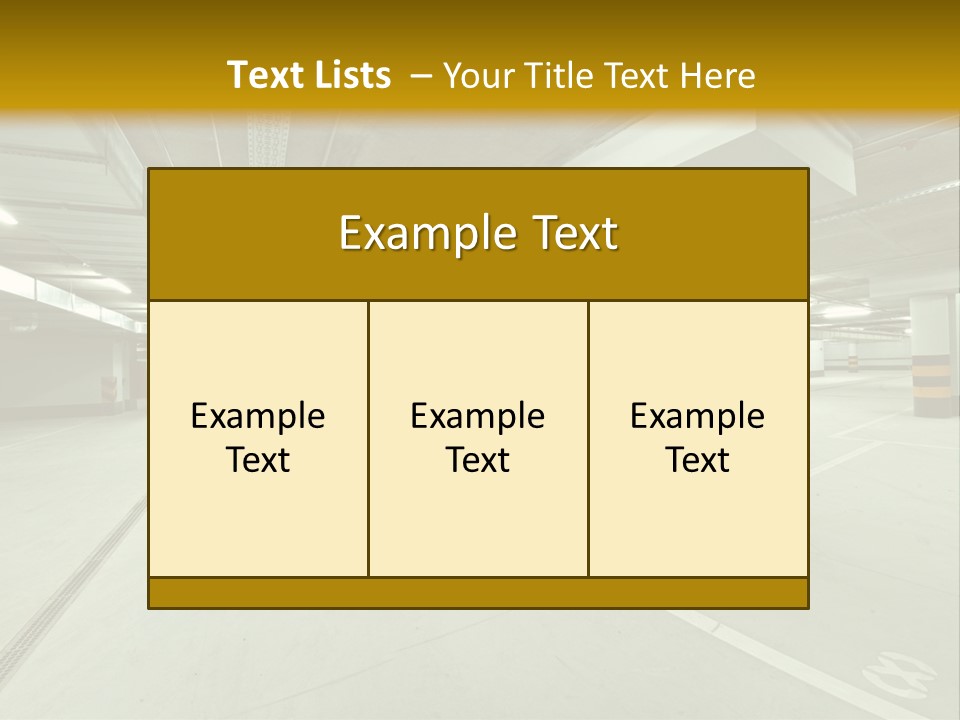 Indoors Mode Single PowerPoint Template