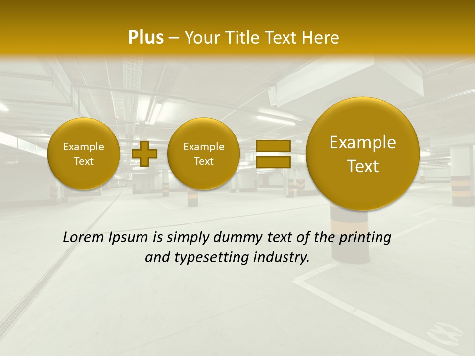 Indoors Mode Single PowerPoint Template