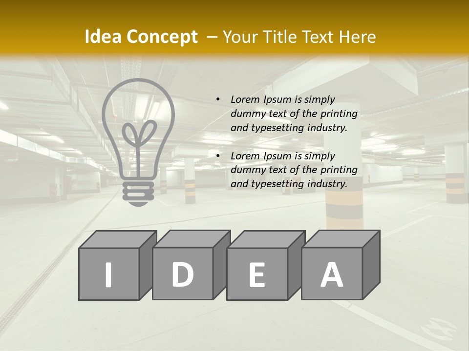 Indoors Mode Single PowerPoint Template