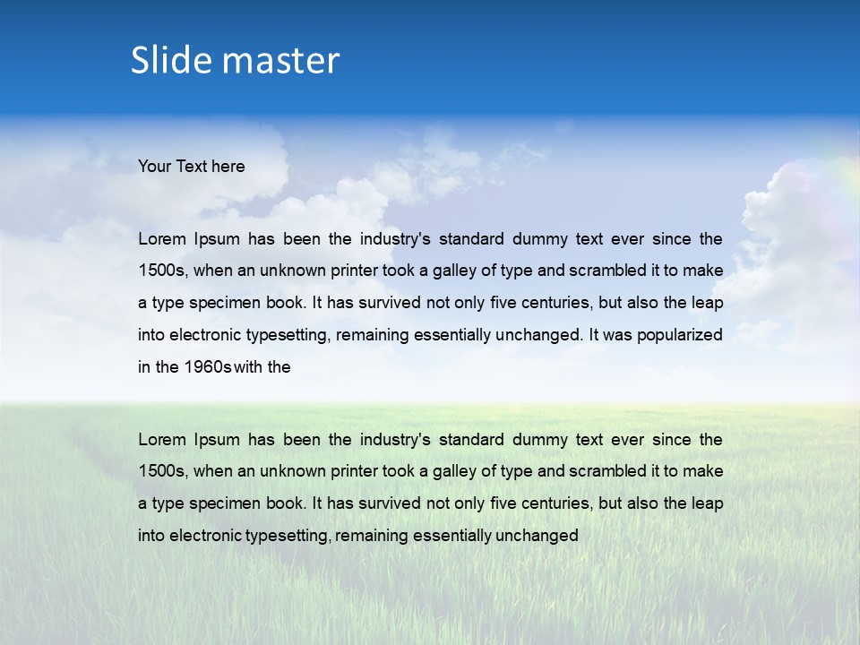 Farming Nature Scenic PowerPoint Template