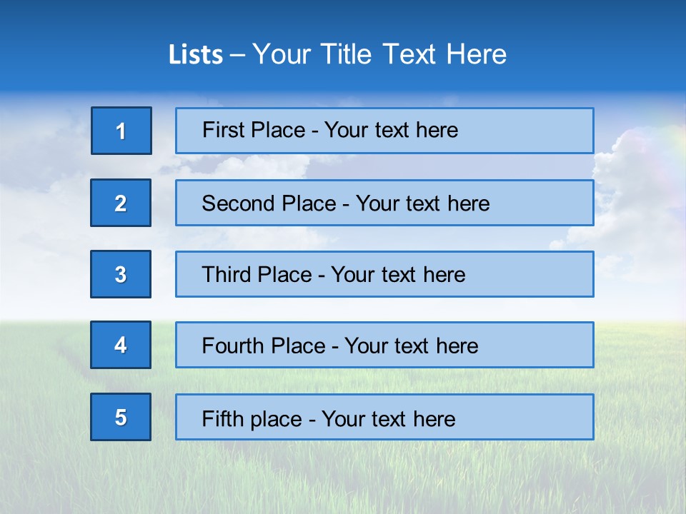 Farming Nature Scenic PowerPoint Template