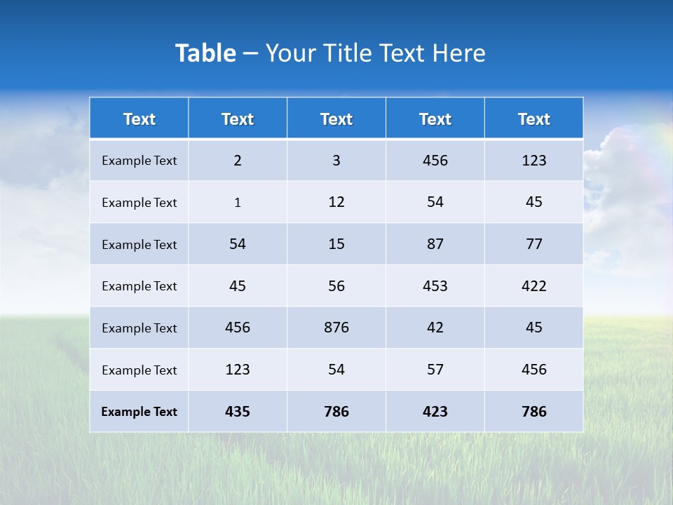 Farming Nature Scenic PowerPoint Template