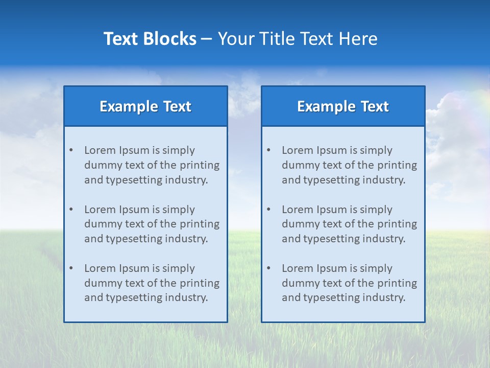 Farming Nature Scenic PowerPoint Template