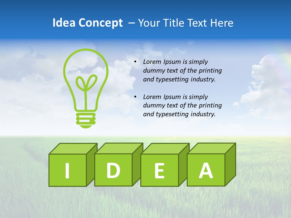 Farming Nature Scenic PowerPoint Template