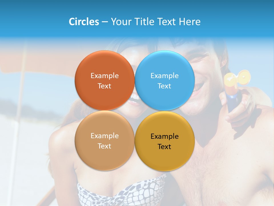 Happy Boyfriend Cream PowerPoint Template