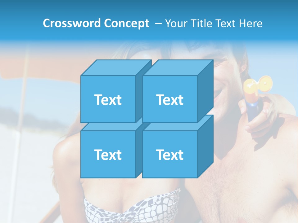 Happy Boyfriend Cream PowerPoint Template