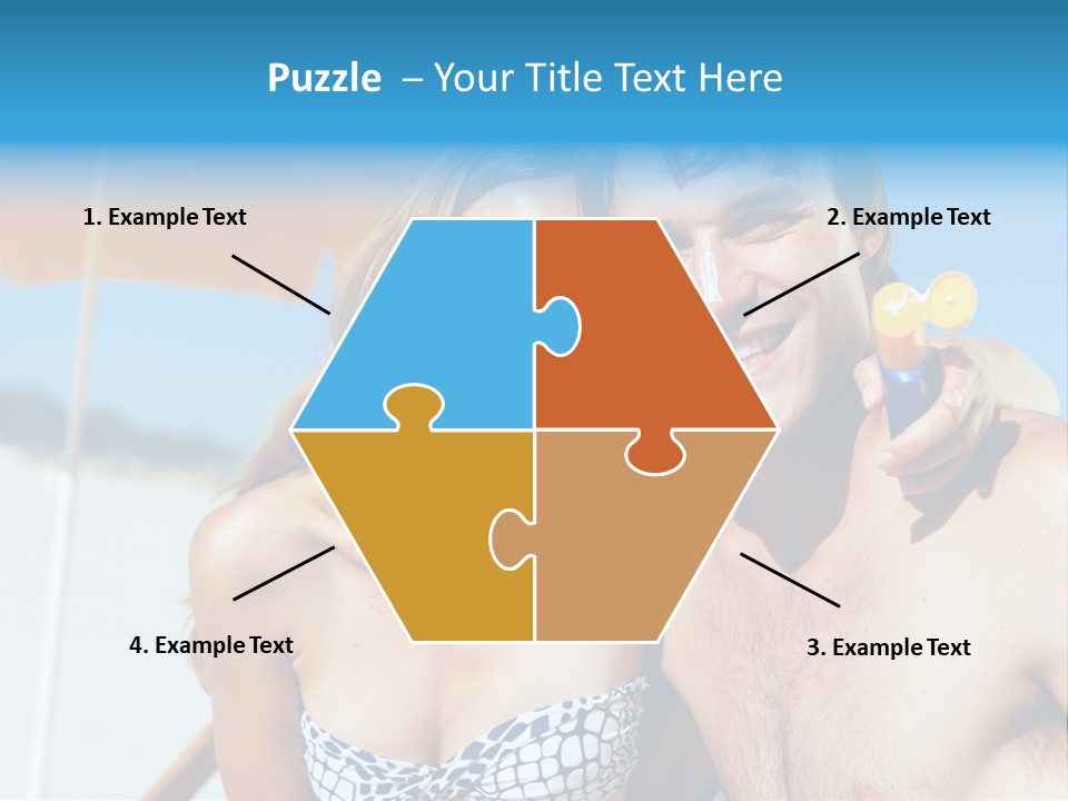 Happy Boyfriend Cream PowerPoint Template