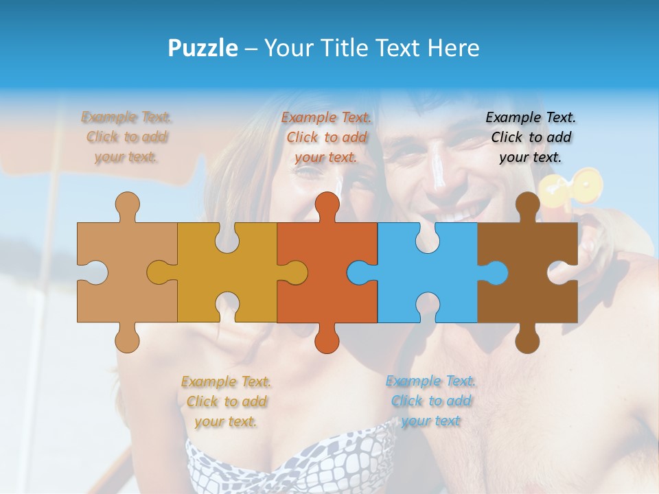 Happy Boyfriend Cream PowerPoint Template