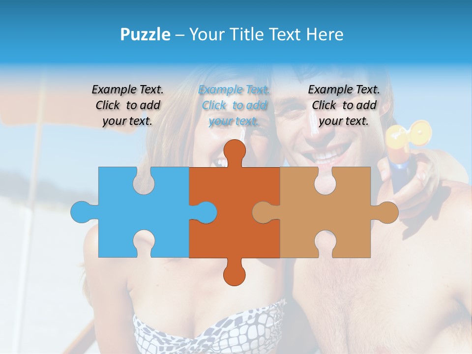 Happy Boyfriend Cream PowerPoint Template