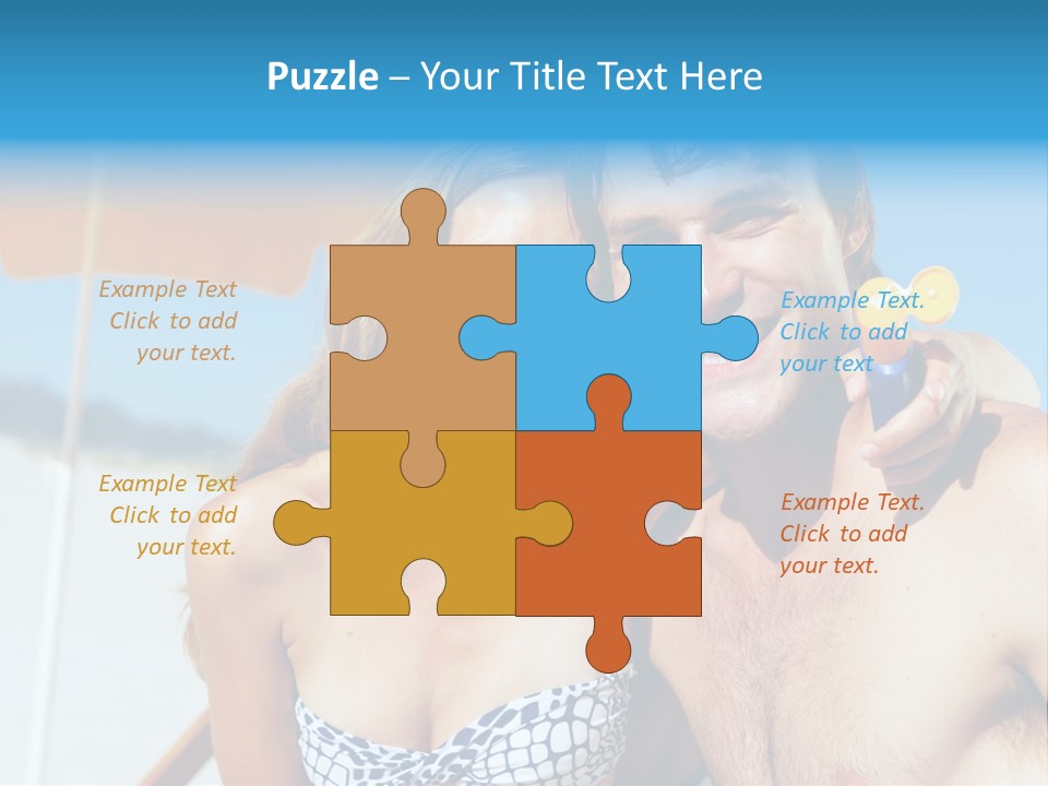 Happy Boyfriend Cream PowerPoint Template