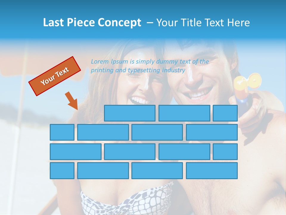 Happy Boyfriend Cream PowerPoint Template