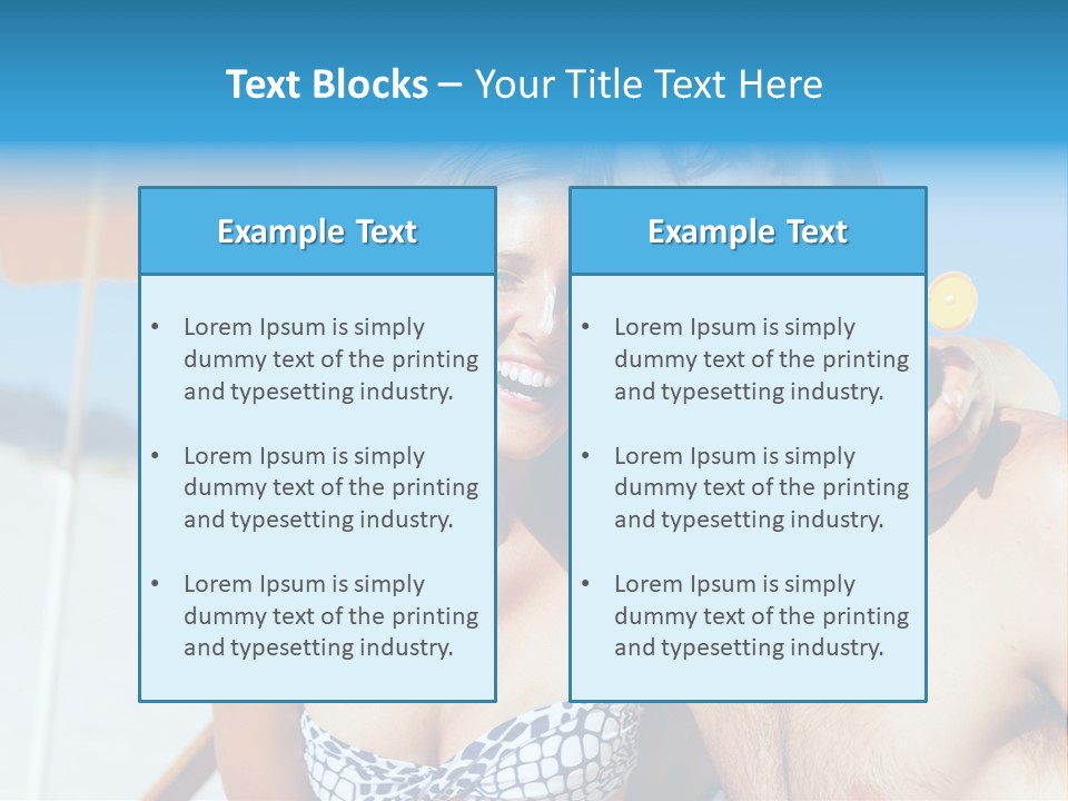 Happy Boyfriend Cream PowerPoint Template