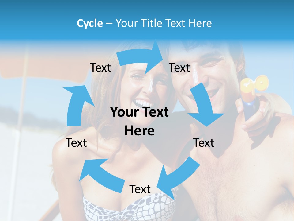 Happy Boyfriend Cream PowerPoint Template