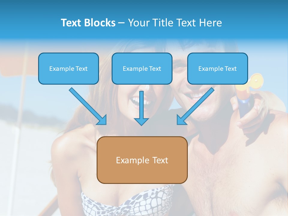 Happy Boyfriend Cream PowerPoint Template