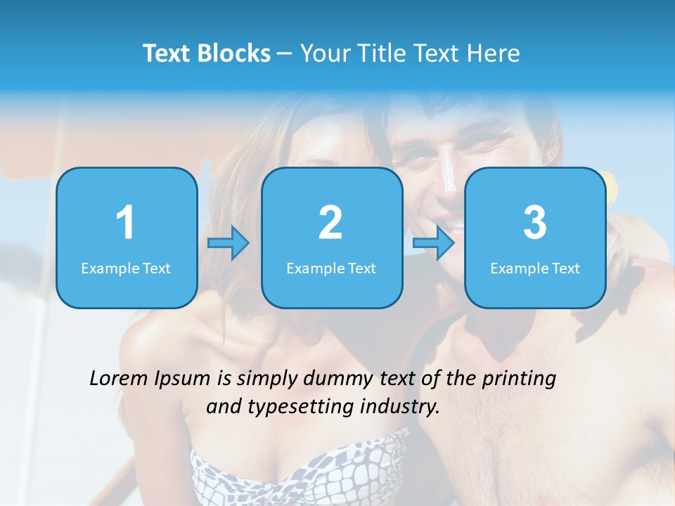 Happy Boyfriend Cream PowerPoint Template