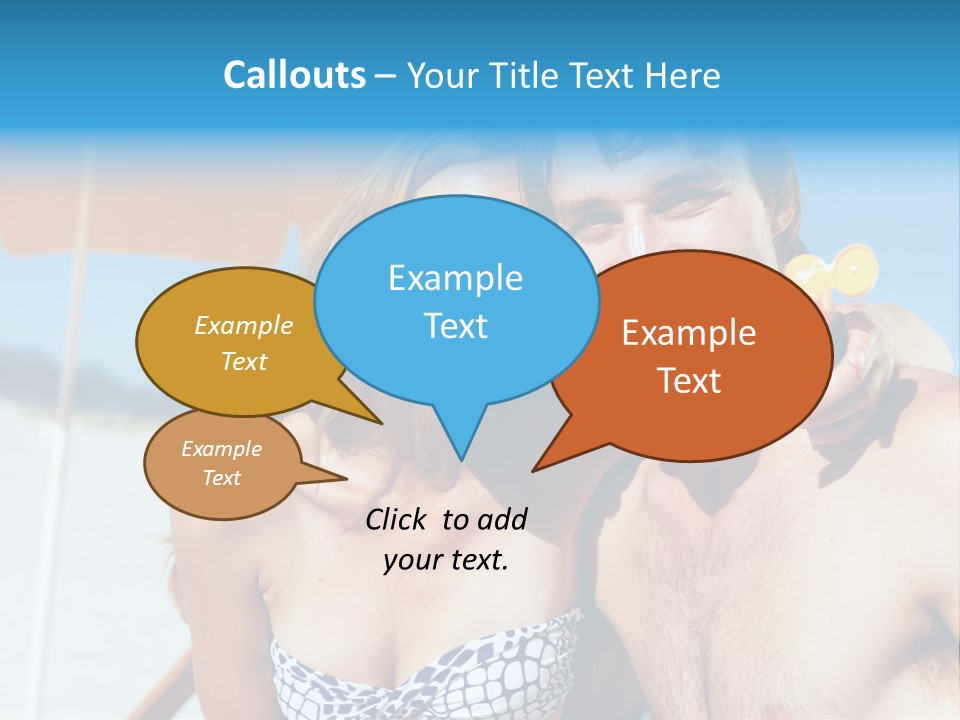 Happy Boyfriend Cream PowerPoint Template