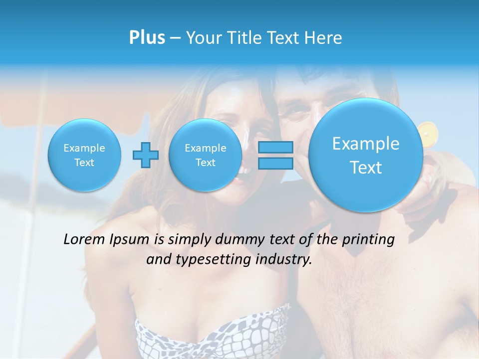 Happy Boyfriend Cream PowerPoint Template