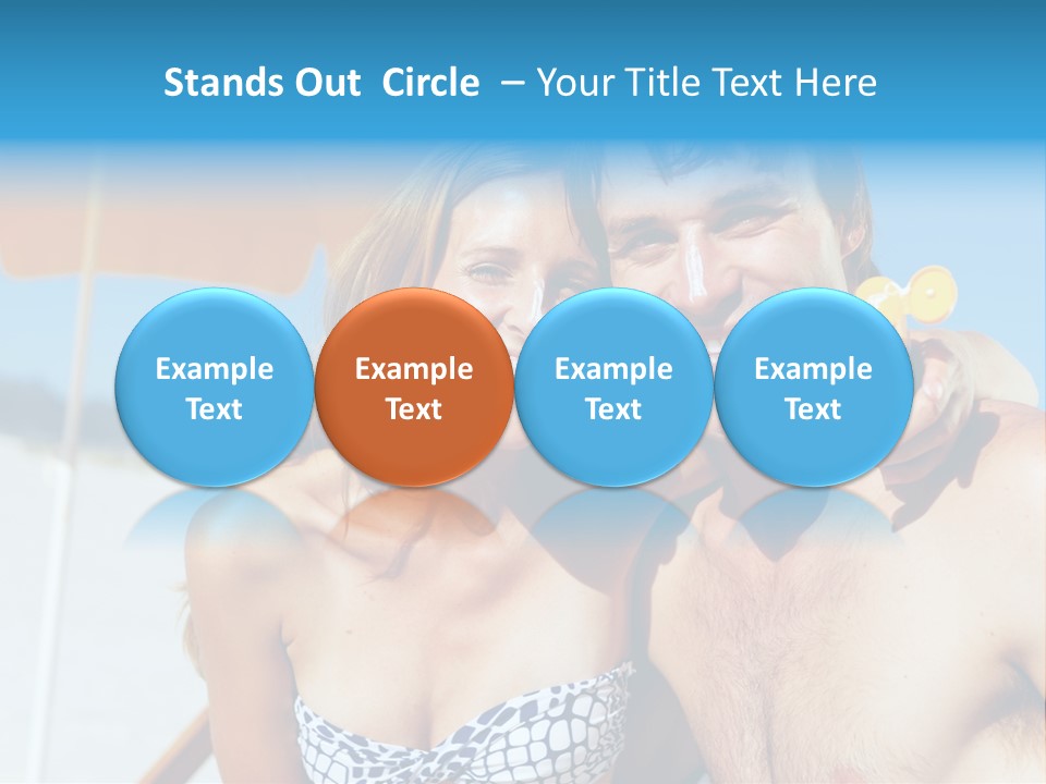 Happy Boyfriend Cream PowerPoint Template