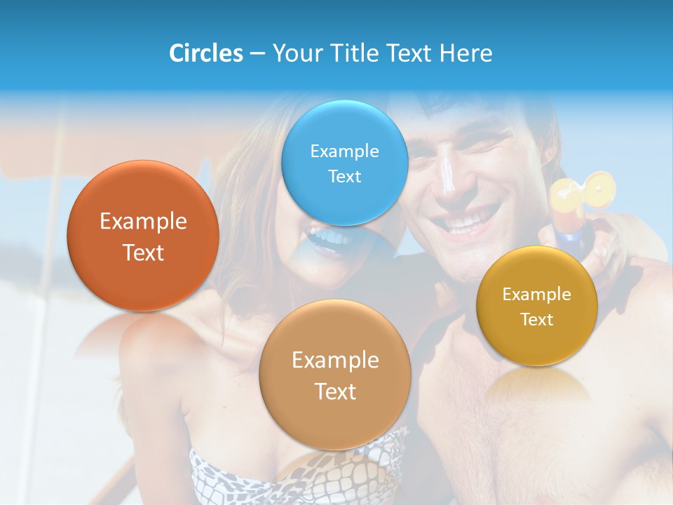 Happy Boyfriend Cream PowerPoint Template