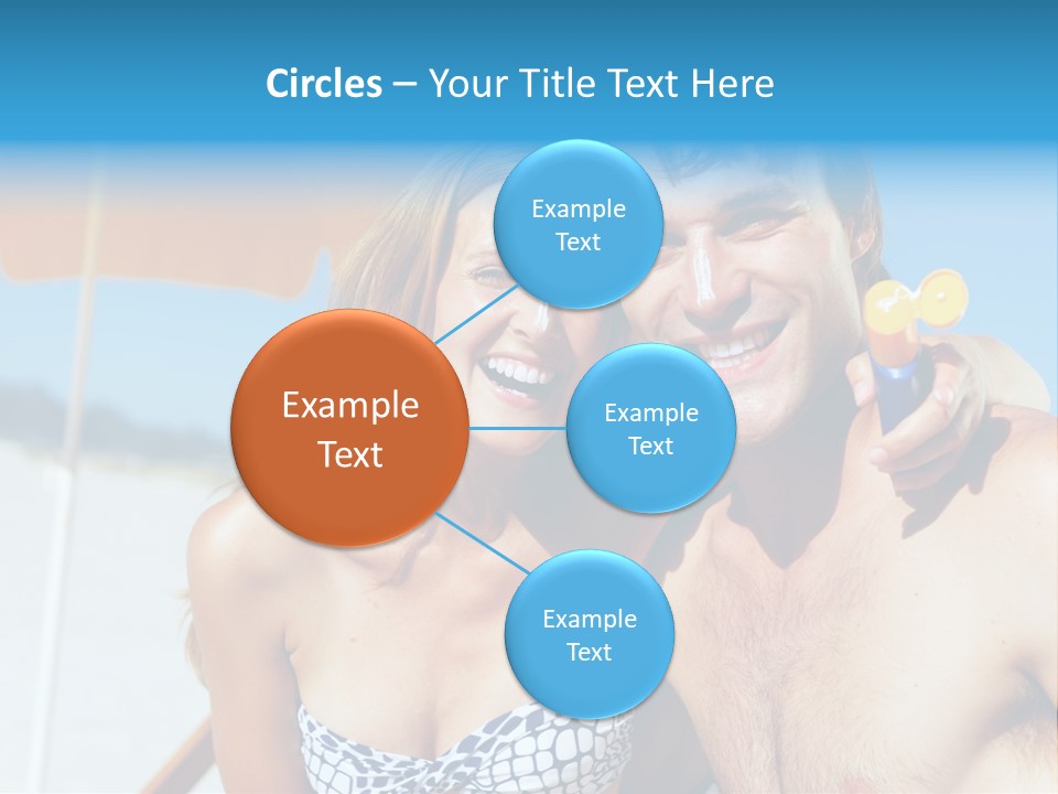 Happy Boyfriend Cream PowerPoint Template