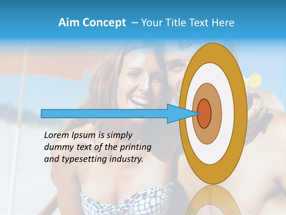 Happy Boyfriend Cream PowerPoint Template