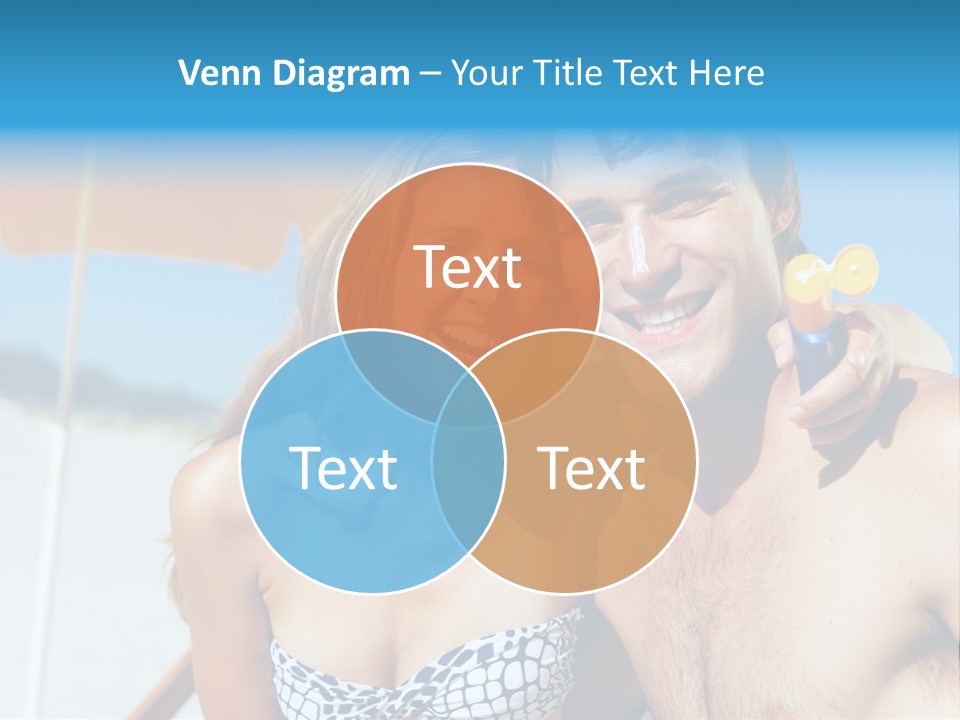 Happy Boyfriend Cream PowerPoint Template