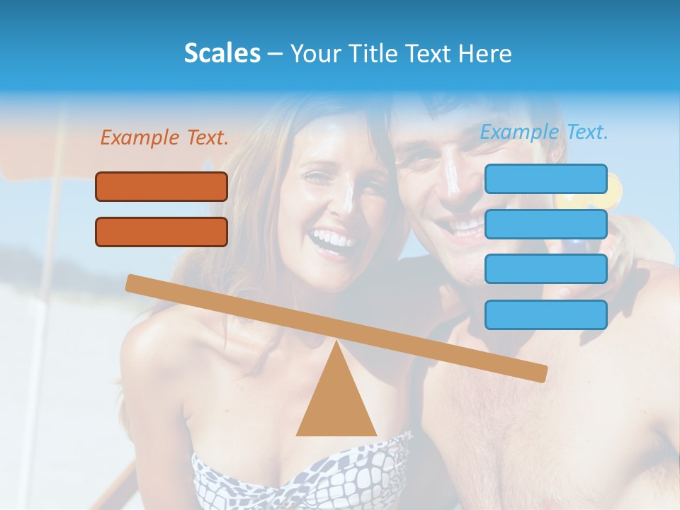 Happy Boyfriend Cream PowerPoint Template