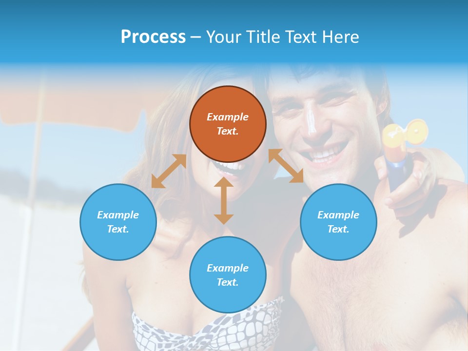 Happy Boyfriend Cream PowerPoint Template