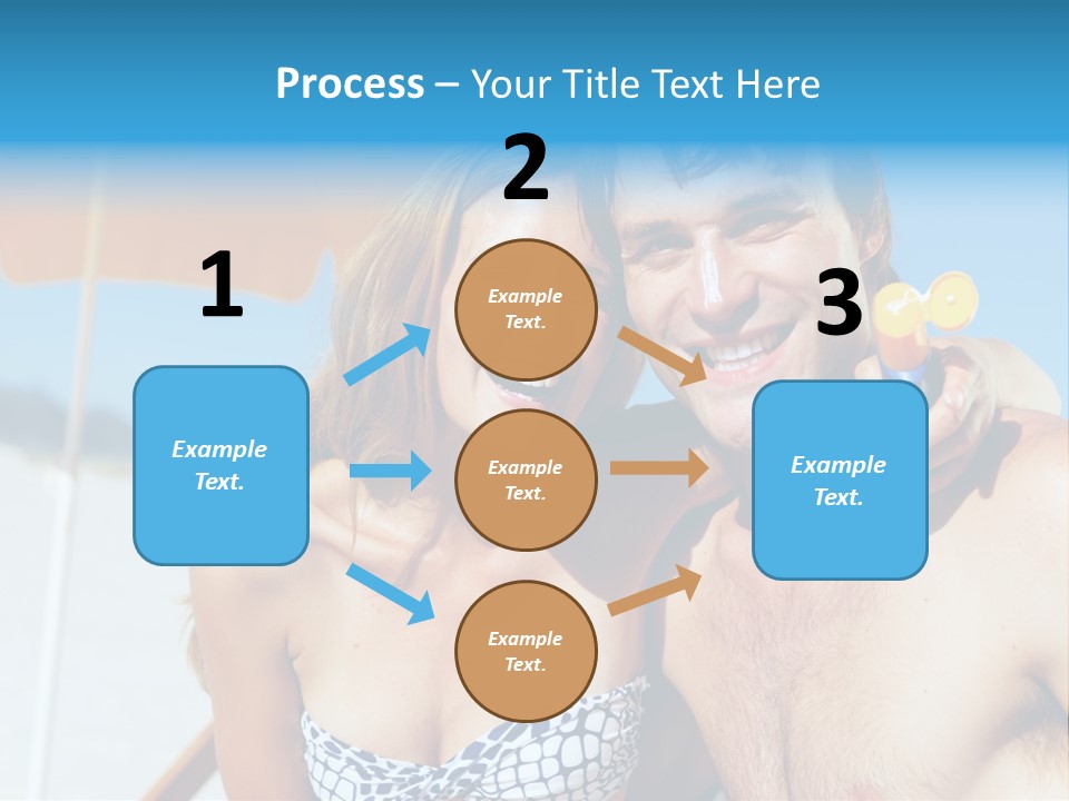 Happy Boyfriend Cream PowerPoint Template