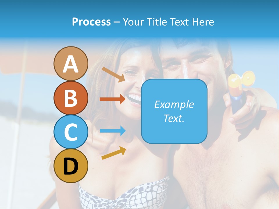 Happy Boyfriend Cream PowerPoint Template