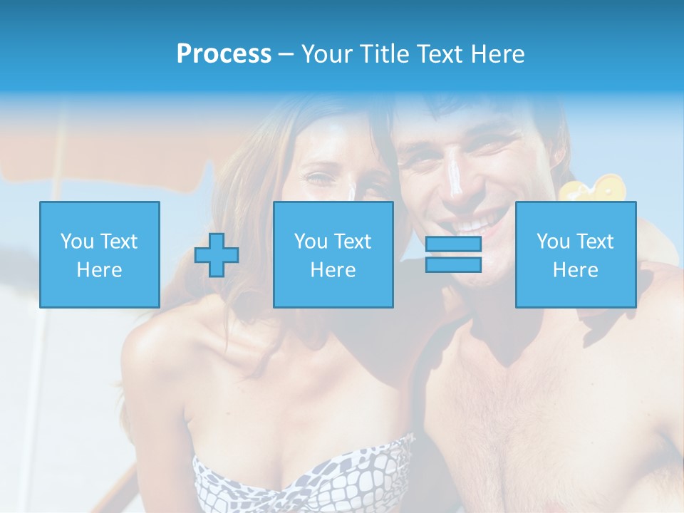 Happy Boyfriend Cream PowerPoint Template