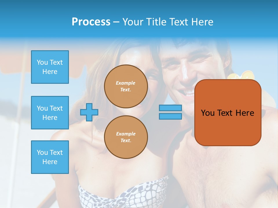 Happy Boyfriend Cream PowerPoint Template