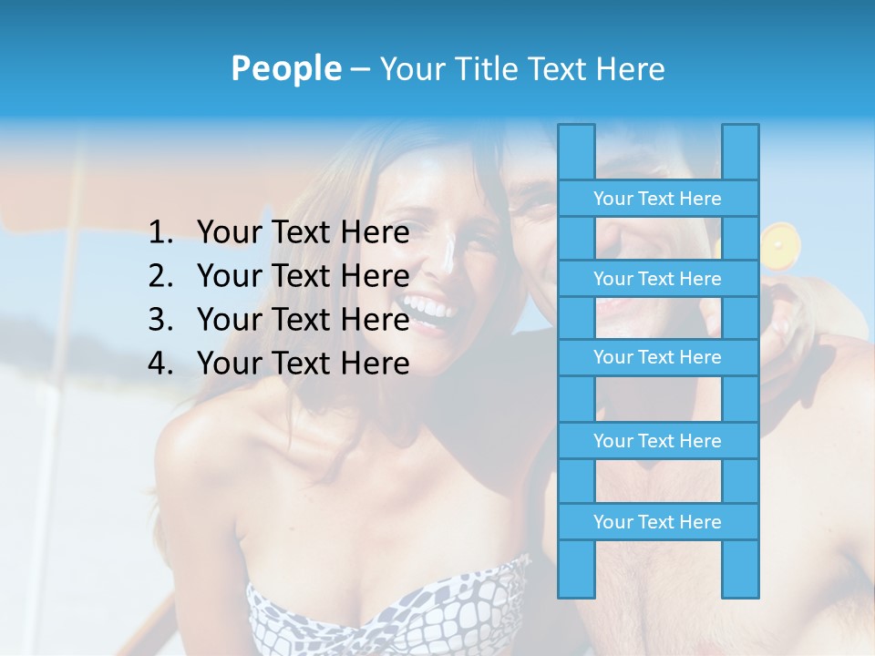 Happy Boyfriend Cream PowerPoint Template