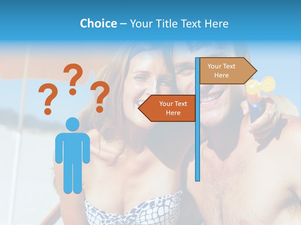 Happy Boyfriend Cream PowerPoint Template