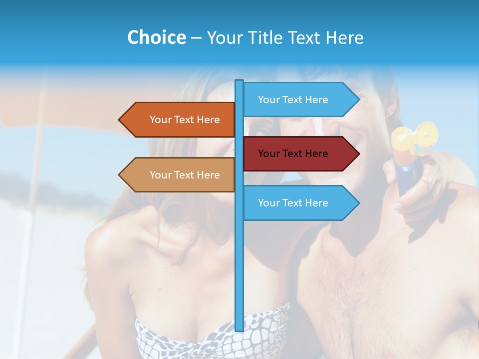 Happy Boyfriend Cream PowerPoint Template