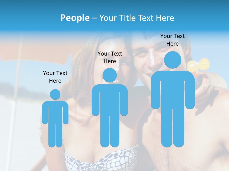 Happy Boyfriend Cream PowerPoint Template