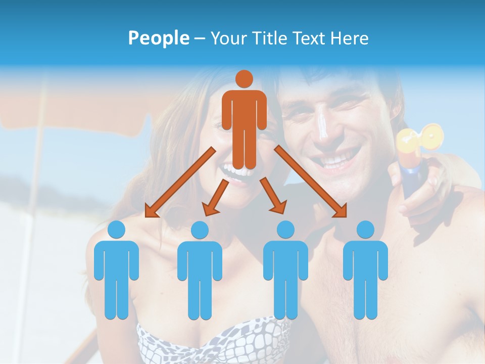 Happy Boyfriend Cream PowerPoint Template