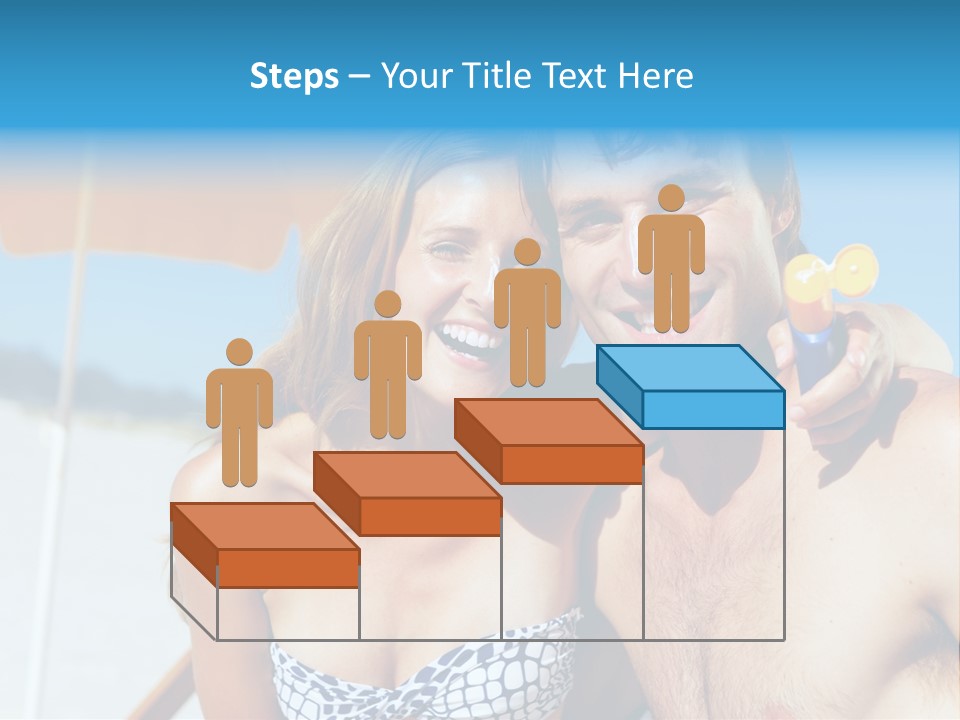 Happy Boyfriend Cream PowerPoint Template