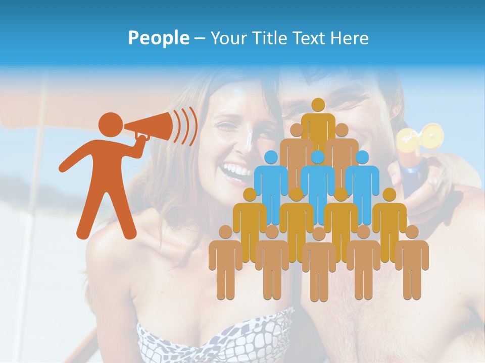 Happy Boyfriend Cream PowerPoint Template