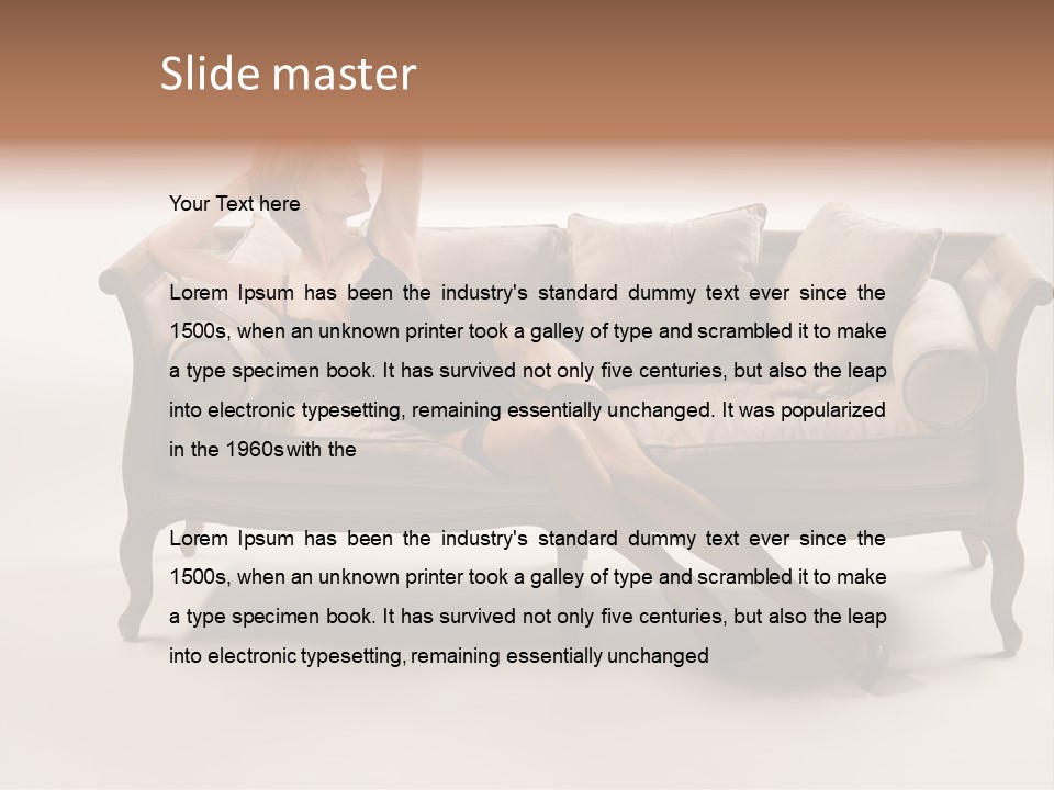 Femininity Beautiful Passion PowerPoint Template