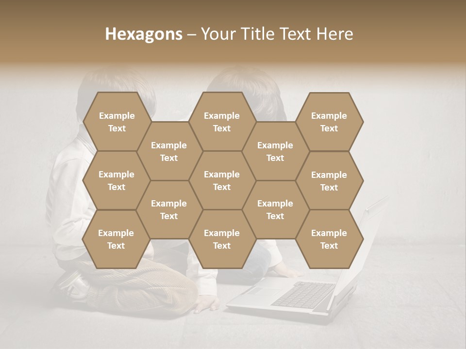 Technology Notebook Friend PowerPoint Template