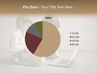 Technology Notebook Friend PowerPoint Template