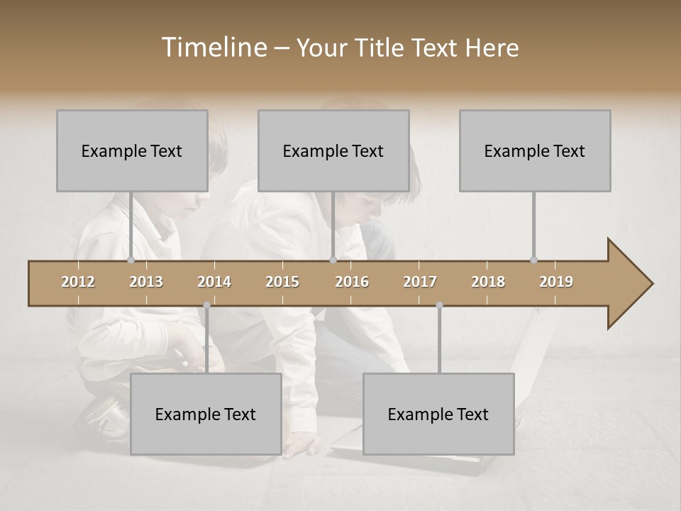 Technology Notebook Friend PowerPoint Template