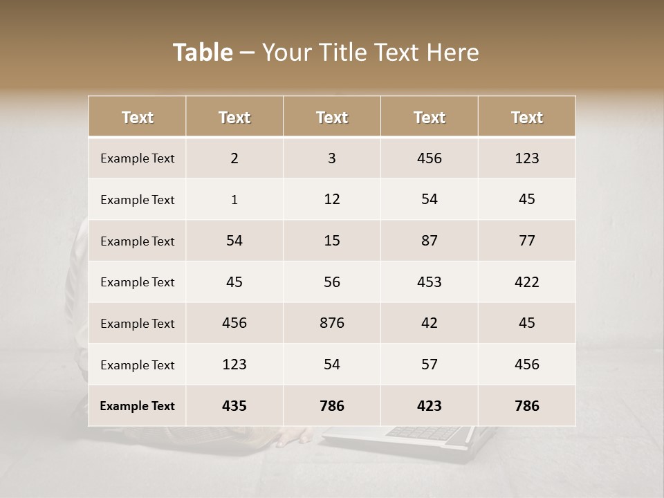 Technology Notebook Friend PowerPoint Template