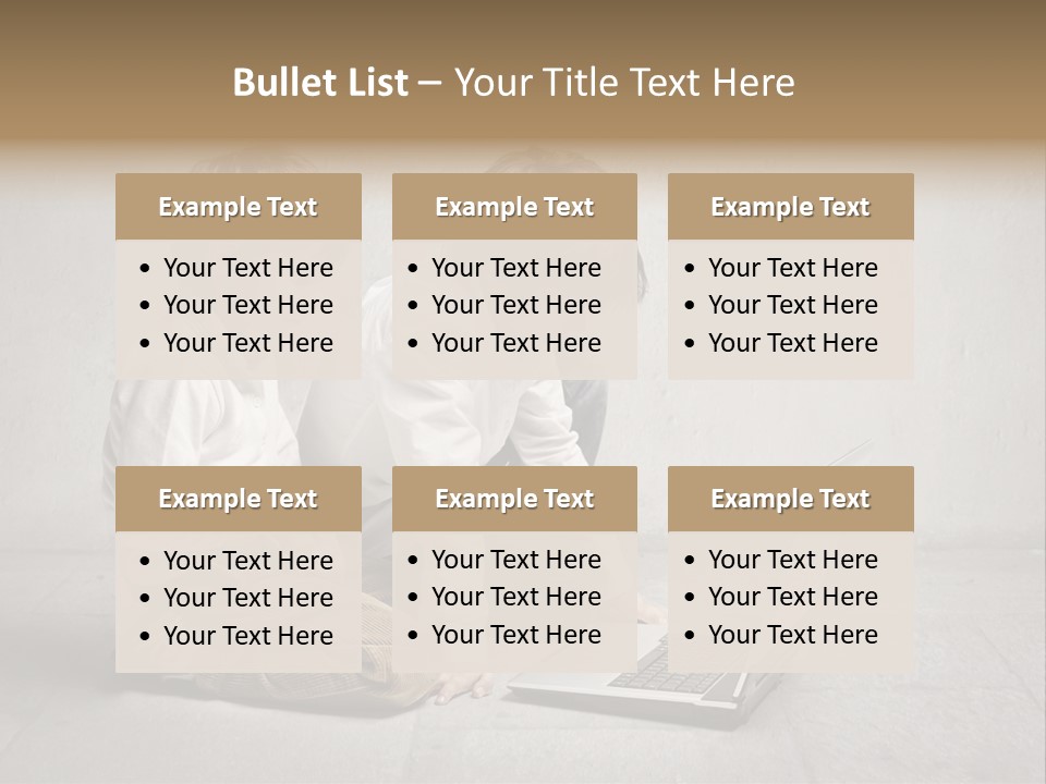 Technology Notebook Friend PowerPoint Template