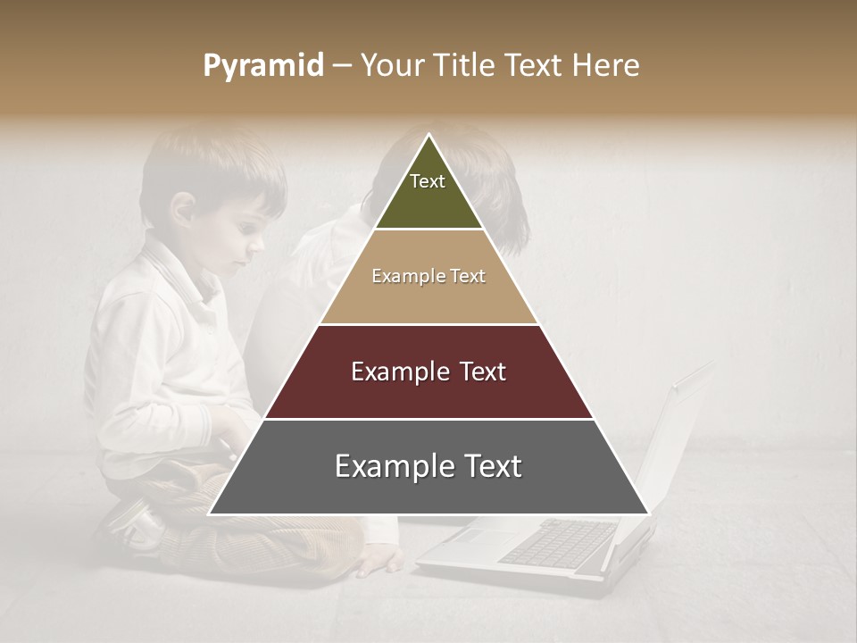 Technology Notebook Friend PowerPoint Template