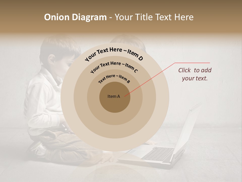 Technology Notebook Friend PowerPoint Template