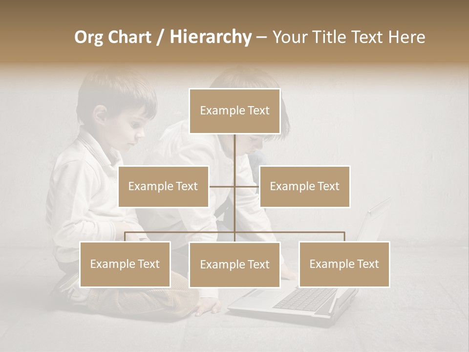 Technology Notebook Friend PowerPoint Template