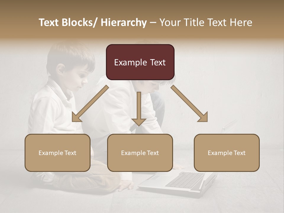 Technology Notebook Friend PowerPoint Template