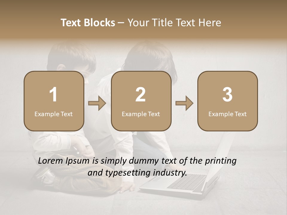 Technology Notebook Friend PowerPoint Template